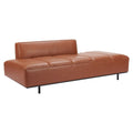 Confection Sofa Zuo 101925 | Faux Leather, Powder Coated Steel | Brown