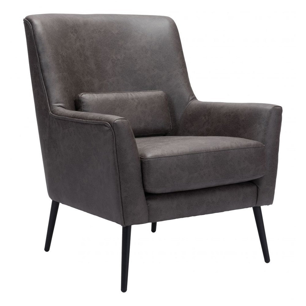 Ontario Accent Chair Zuo 109049 | Vintage Black