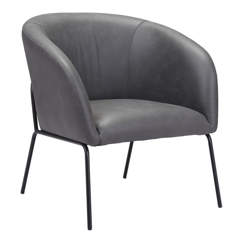 Quinten Accent Chair Zuo 109055 | Vintage Gray