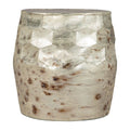 Pam Side Table Zuo 109318 | Electroplated Iron | Antique Beige