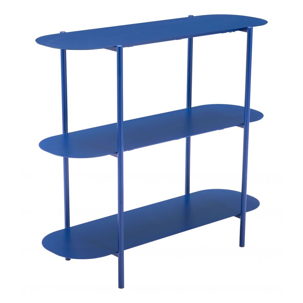 Tre Console Table Zuo 109417 | Powder Coated Steel | Blue