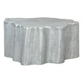 Kortha Coffee Table Zuo 109462 | Powder Coated Aluminum | Antique Silver