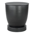 Baku Side Table Zuo 109755 | Powder Coated Iron | Black