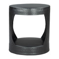 Nuuk Side Table Zuo 109757 | Powder Coated Iron | Black
