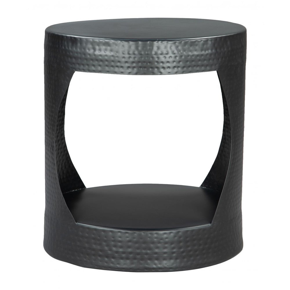 Nuuk Side Table Zuo 109757 | Powder Coated Iron | Black