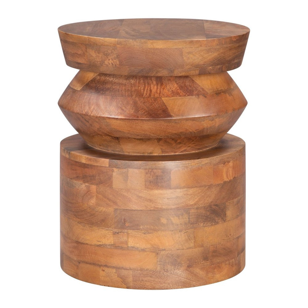 Kollam Side Table Zuo 109773 | Mango Wood | Walnut