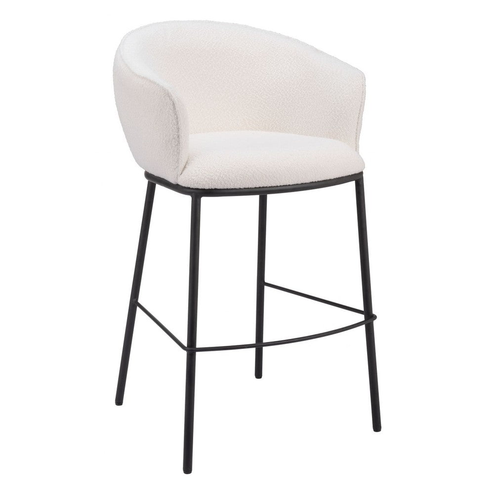 Essen Barstool Zuo 109810 | Ivory