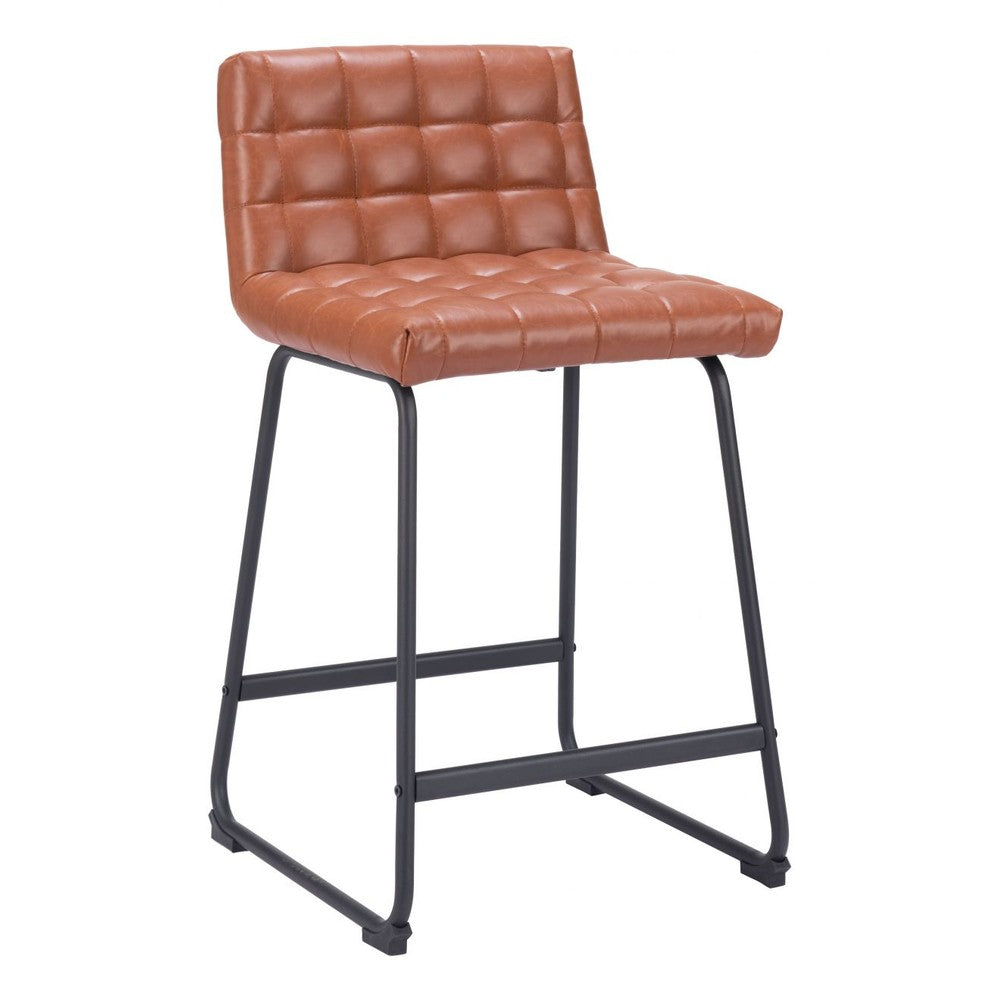 Pago Counter Stool Zuo 110068 | Brown