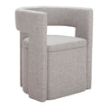 Papua Dining Chair Zuo 109993 | Polyester Fabric, Performance, Polyester Fabric | Gray