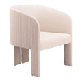 Hull Accent Chair Zuo 110106 | Polyester Fabric | Beige