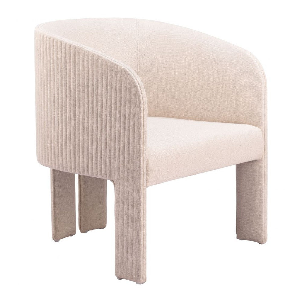 Hull Accent Chair Zuo 110106 | Polyester Fabric | Beige