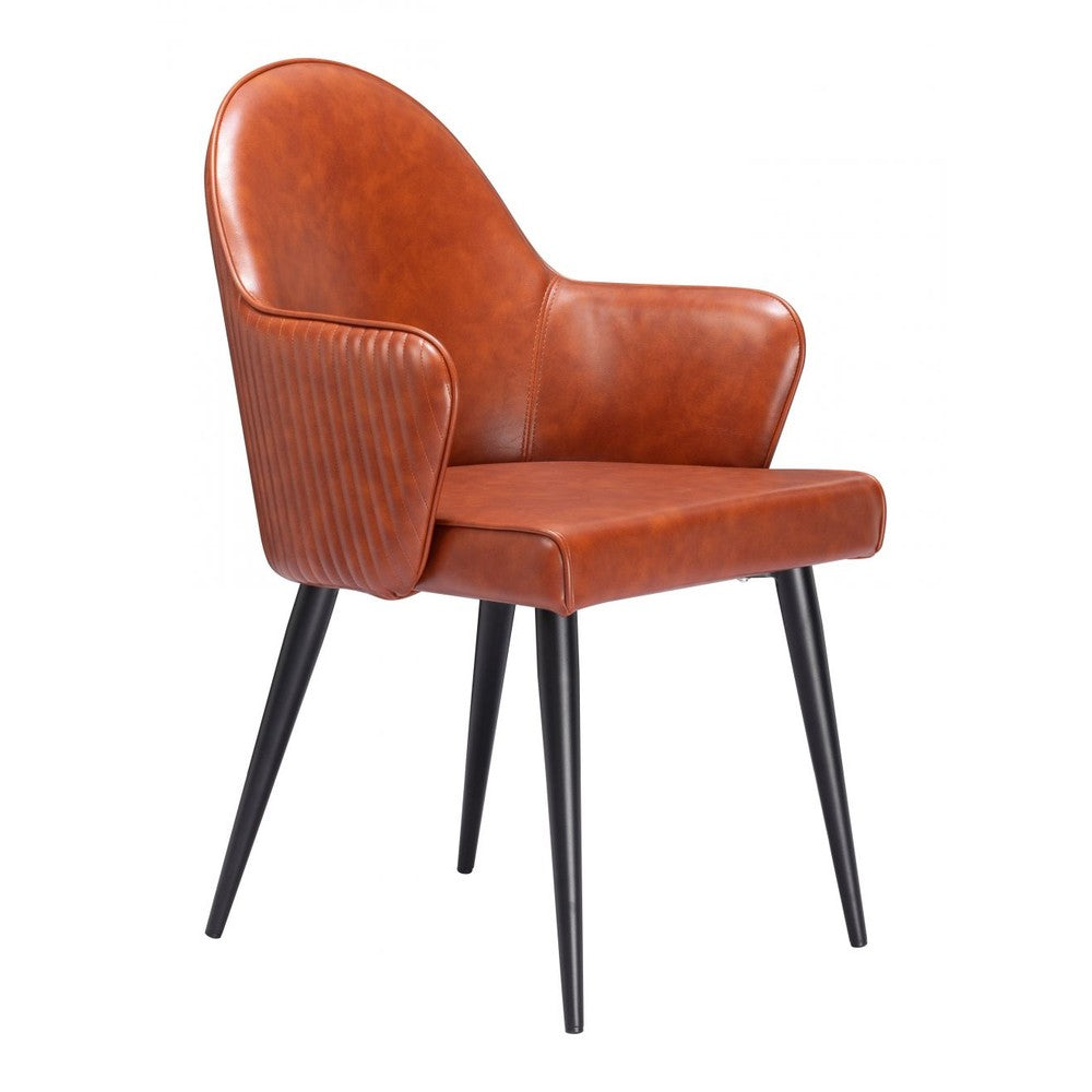 Silloth Dining Chair Zuo 110120 | Brown