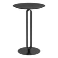 Derry Counter Table Zuo 110165 | Faux Wood MDF, Powder Coated Steel | Black