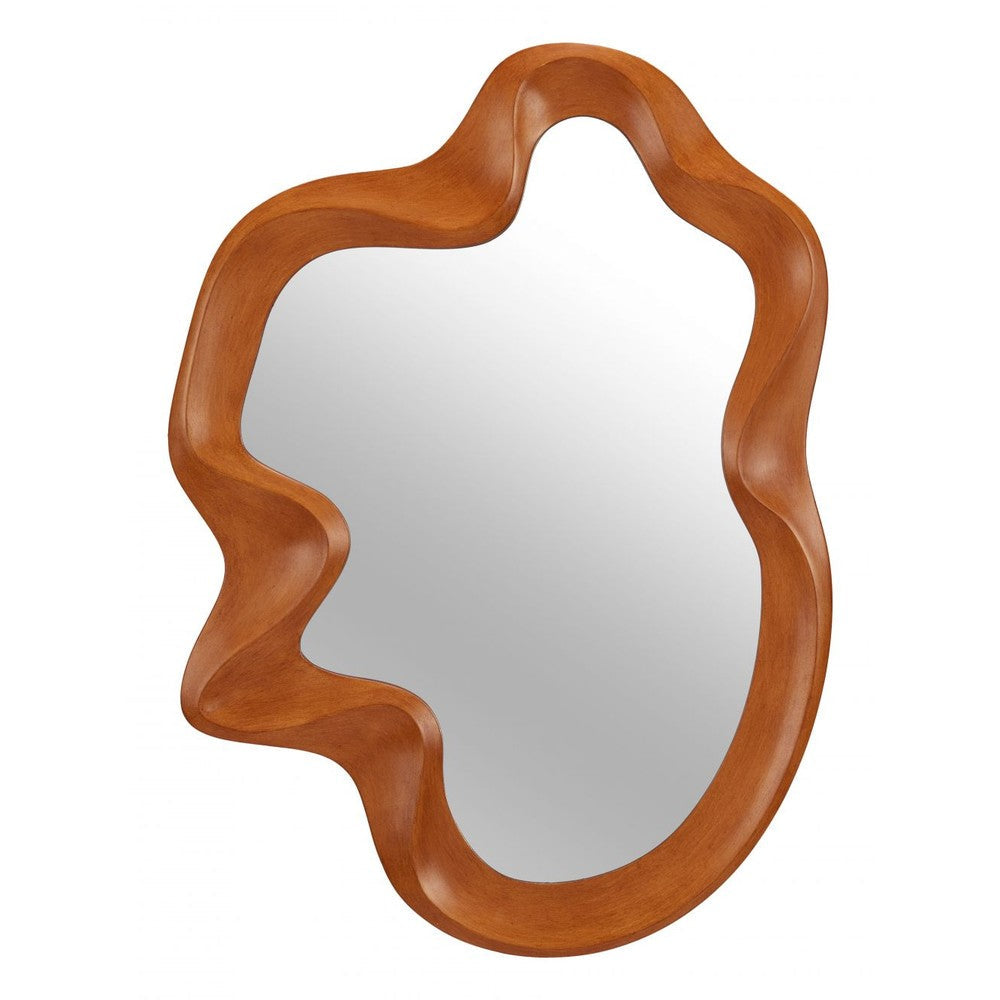 Foz Mirror Zuo 110188 | MDF, Painted Steel, Mirror Glass | Brown