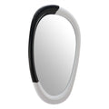 Muna Mirror Zuo 110189 | MDF, Painted Steel, Mirror Glass | White & Black