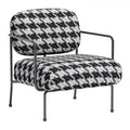 Ulet Accent Chair Zuo 110206 | Textured Polyester Fabric, Powder Coated Steel | Multicolor