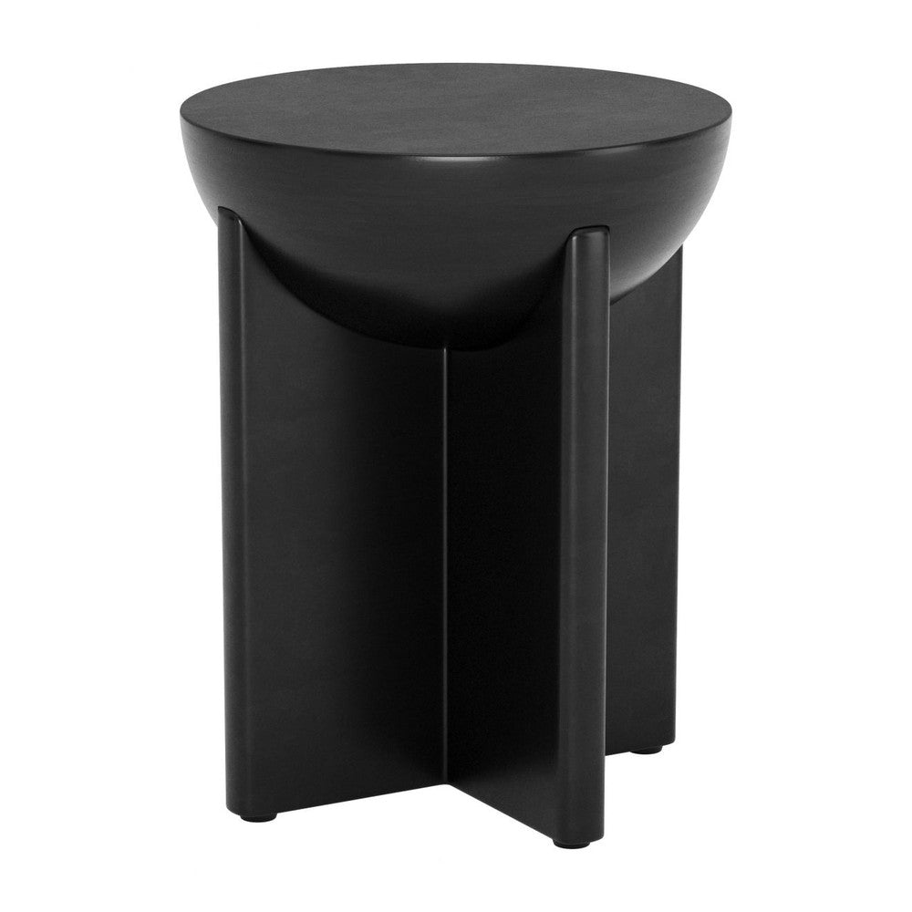 Tume Side Table Zuo 110239 | Painted Mango Wood | Black
