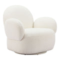 Pilka Swivel Chair Zuo 110280 | Shearling Style Polyester Fabric, MDF | White