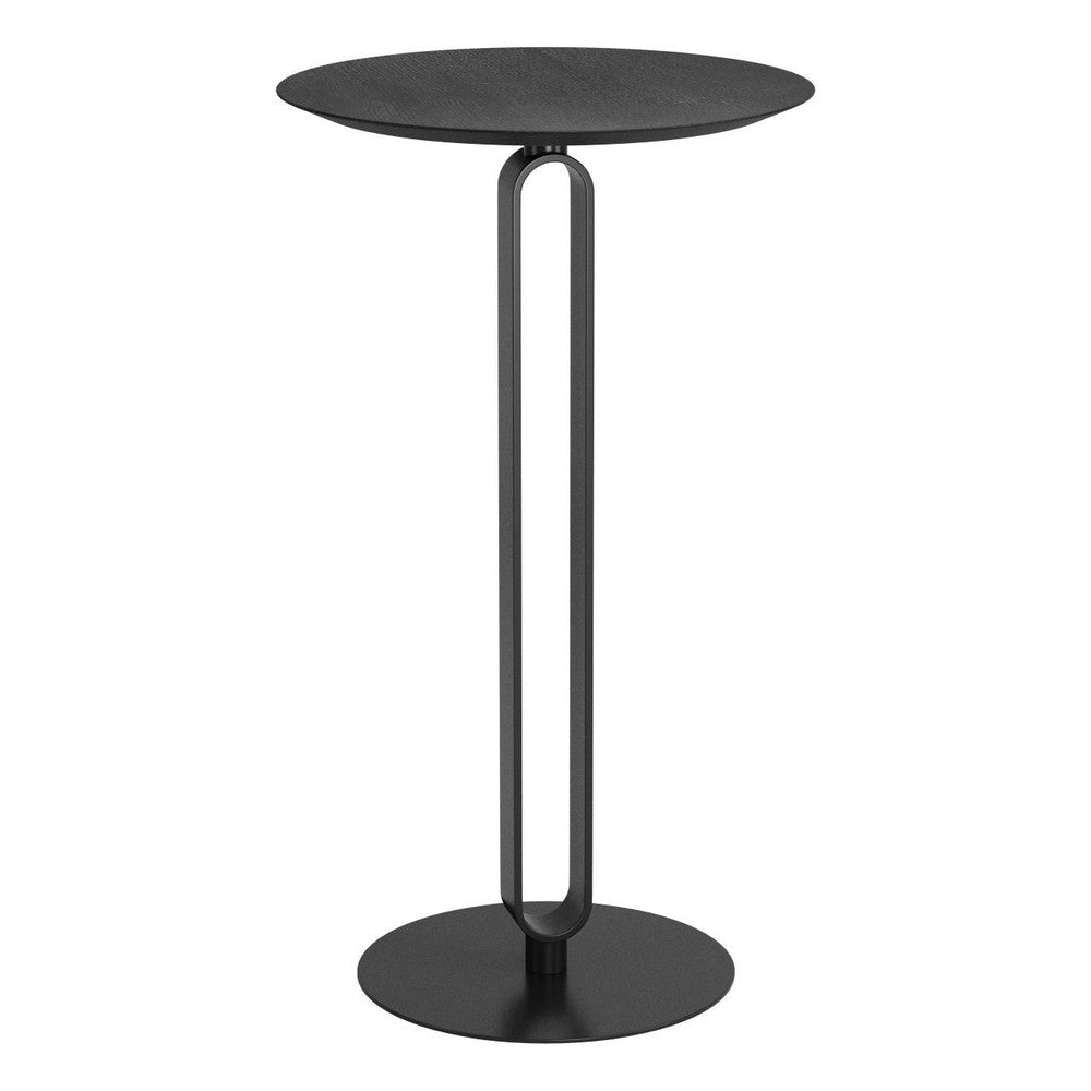 Derry Bar Table Zuo 110317 | Faux Wood MDF, Powder Coated Steel | Black
