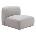 Biak Middle Chair Zuo 110367 | Polyester Fabric, Painted Poplar Wood | Gray