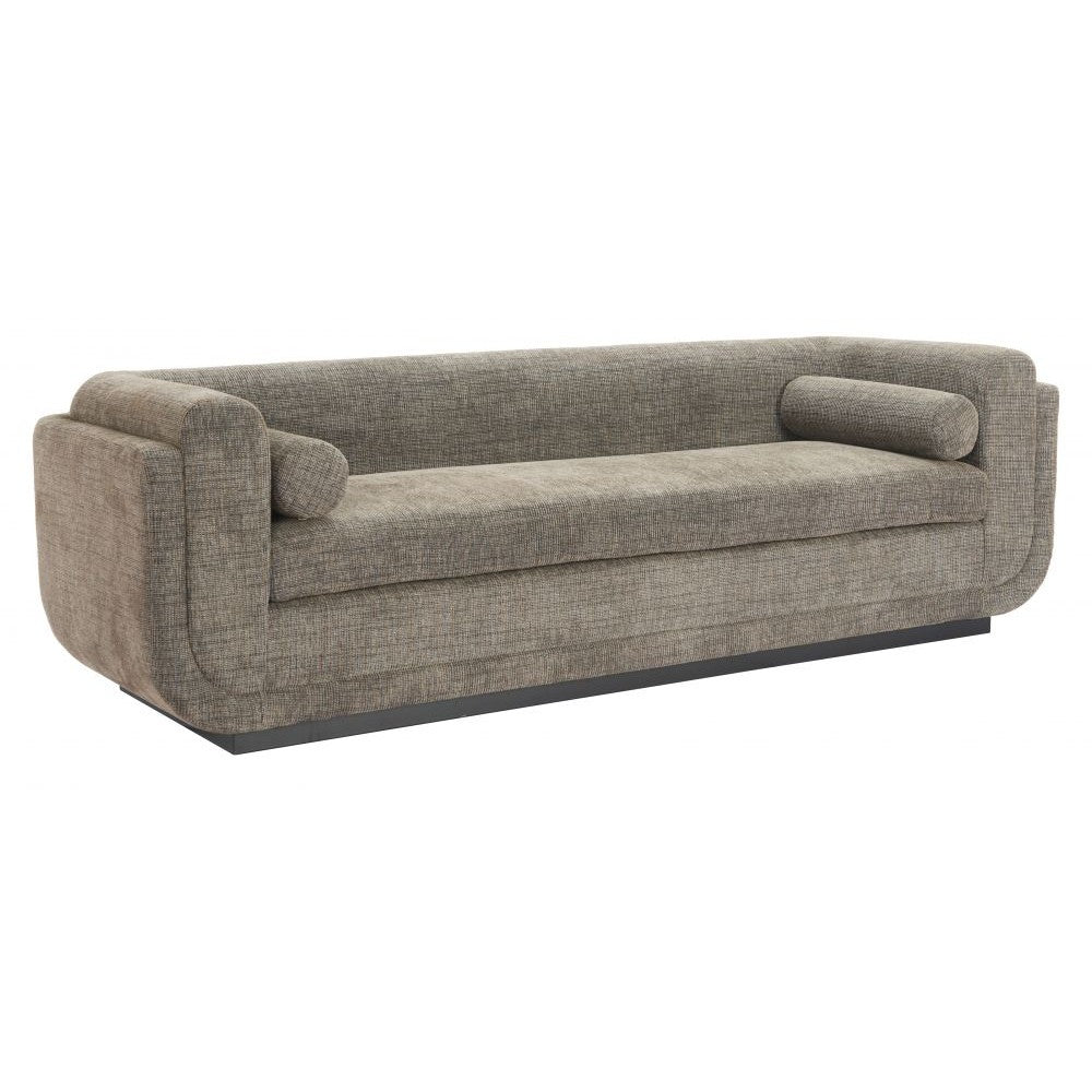 Sereneu Sofa Zuo 110431 | Chenille Polyester Fabric, Powder Coated Steel | Green Tweed