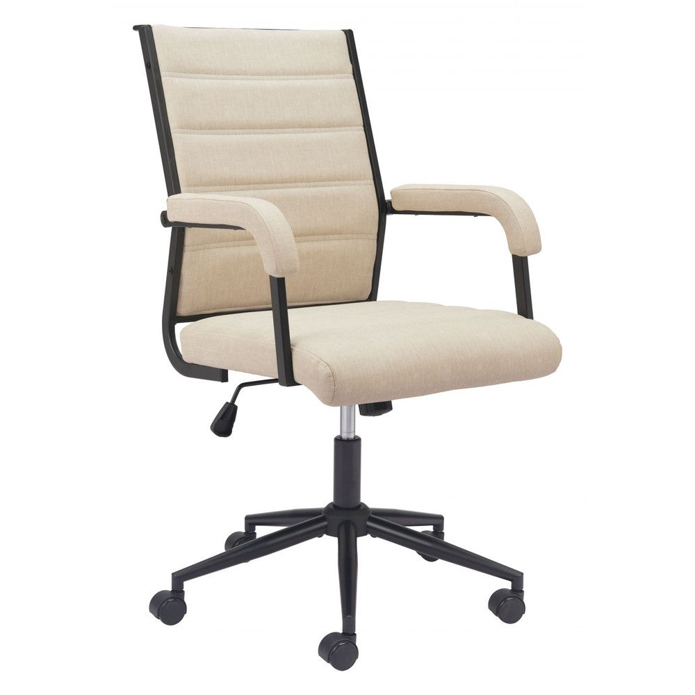 Auction Office Chair Zuo 109021 | Beige