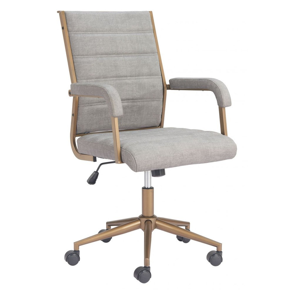 Auction Office Chair Zuo 109021 | Gray