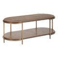 Niju Coffee Table Zuo 110451 | Fir Wood, MDF, Powder Coated Steel | Brown