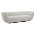 Zambet Sofa Zuo 110479 | Textured Polyester Fabric, Pine, Wood, Powder Coated Steel | Pewter Gray