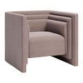 Trippel Armchair Zuo 110482 | Velvet Polyester Fabric, Pine Wood | Taupe