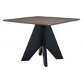 Lisse Square Dining Table Zuo 110501 | Rubberwood | Espresso