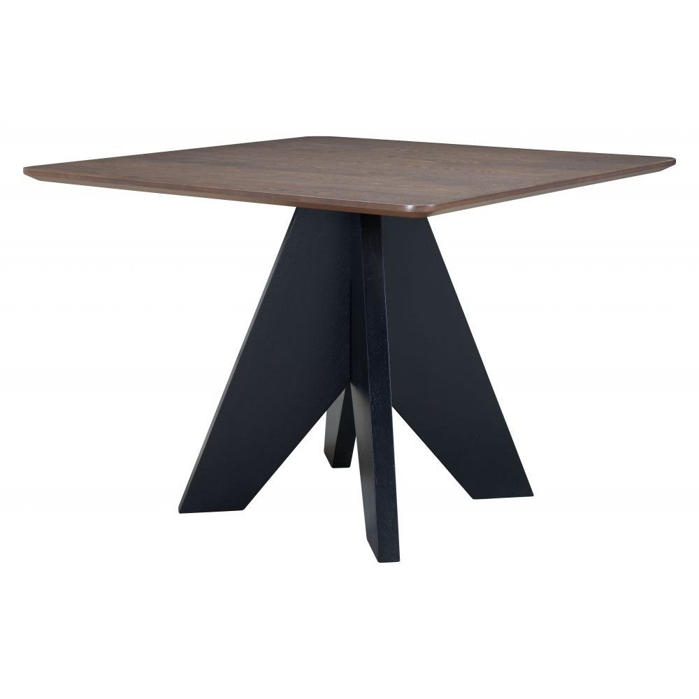 Lisse Square Dining Table Zuo 110501 | Rubberwood | Espresso