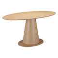 Disque Dining Table Zuo 110507 | Rubberwood | Natural