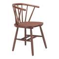 Stenger Dining Chair Zuo 110519 | Painted Rubberwood | Walnut