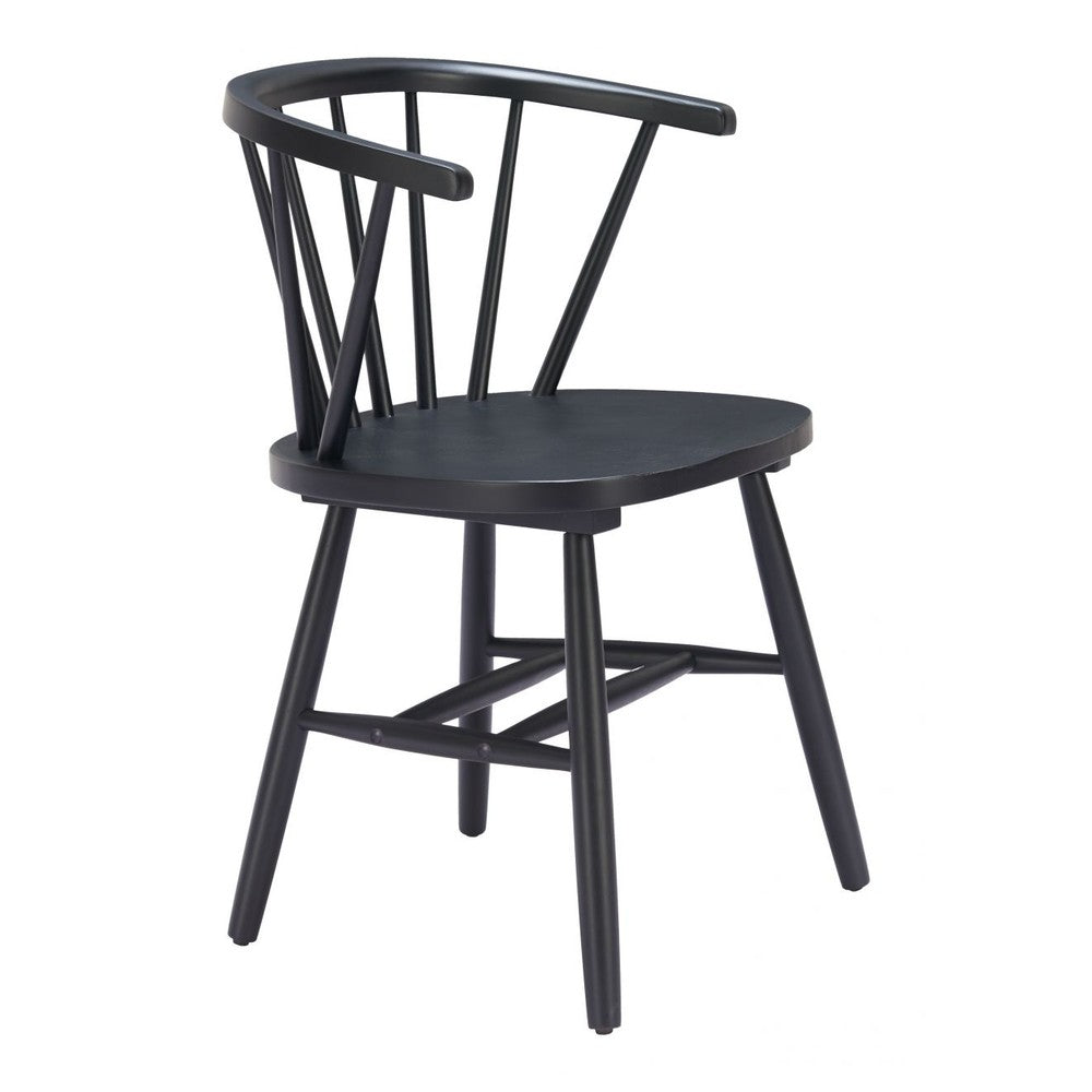 Stenger Dining Chair Zuo 110519 | Black