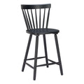 Tyce Counter Stool Zuo 110528 | Painted Rubberwood | Black