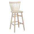 Tyce Barstool Zuo 110529 | Whitewashed Rubberwood | Natural