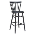 Tyce Barstool Zuo 110530 | Painted Rubberwood | Black