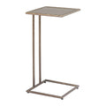 Ringen Side Table Zuo 110534 | Mirror Glass, Powder Coated Steel | Bronze