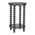 Gocce Side Table Zuo 110536 | Painted Fir Wood | Black