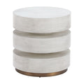 Laha Side Table Zuo 110545 | Wood Veneer MDF, Powder Coated Steel | Oak White