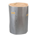 Sugra End Table Zuo 110581 | Solid Acacia Wood | Gray