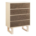 Aremi Chest Zuo 110634 | MDF, Whitewashed MDF | Brown & Whitewashed