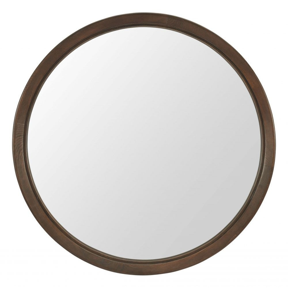 Inikas Mirror Zuo 110719 | Fir Wood, Mirror Glass | Espresso