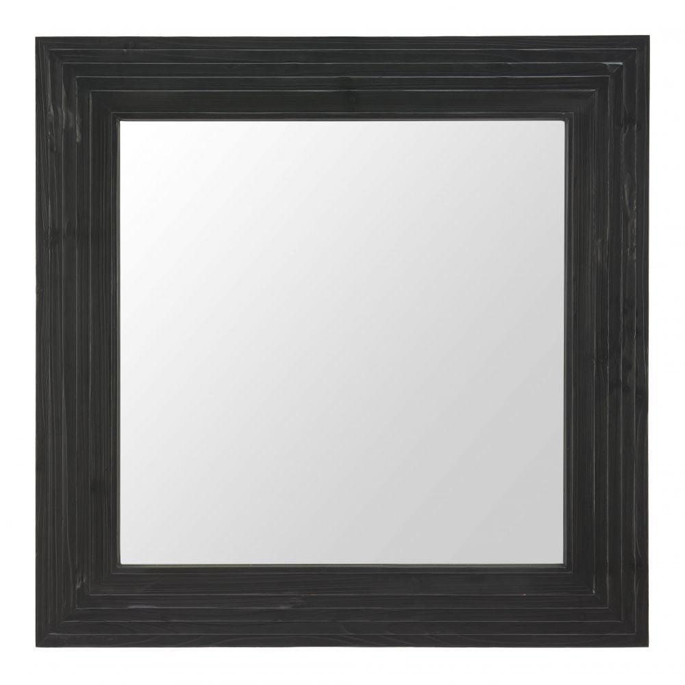 Kare Mirror Zuo 110720 | Fir Wood, Mirror Glass | Black
