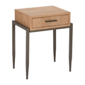 Verec Side Table Zuo 110723 | Fir Wood, MDF, Steel | Natural