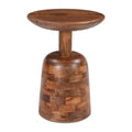 Kelk Side Table Zuo 110738 | Mango Wood | Walnut