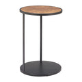 Nodo Side Table Zuo 110753 | Burl Veneer MDF, Iron | Brown & Black
