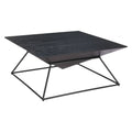 Pira Coffee Table Zuo 110790 | MDF, Powder Coated Steel | Black