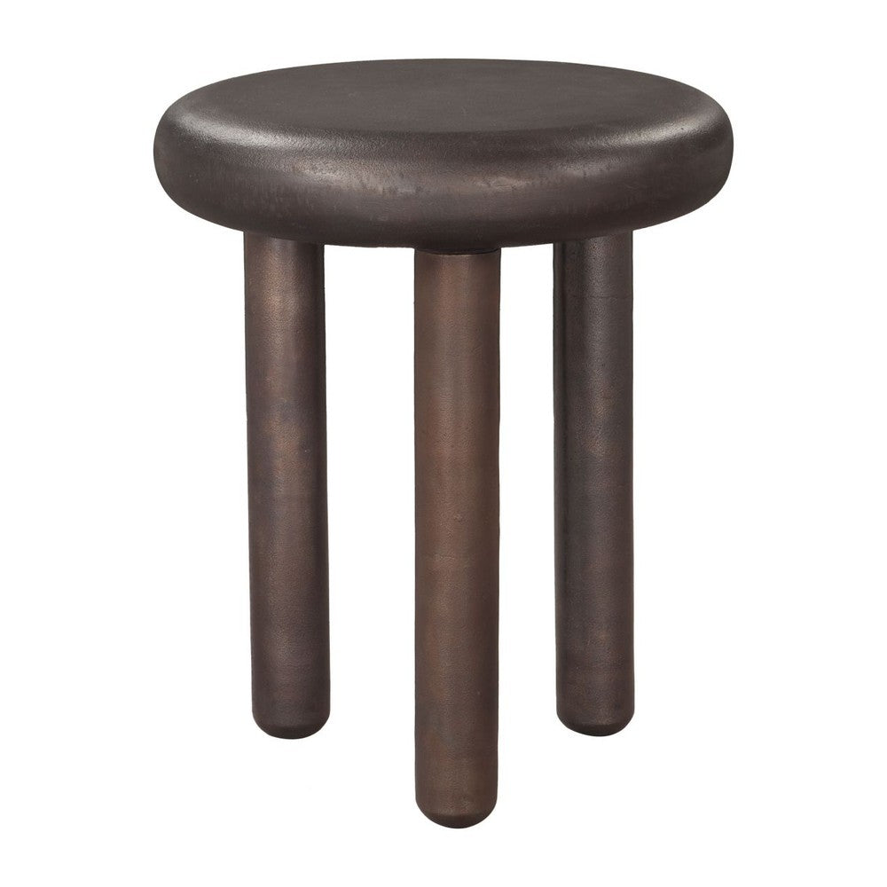 Arian Side Table Zuo 110795 | Recycled Aluminum | Bronze
